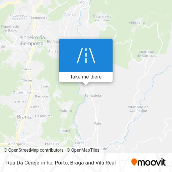 Rua Da Cerejeirinha map