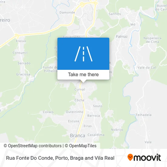 Rua Fonte Do Conde map