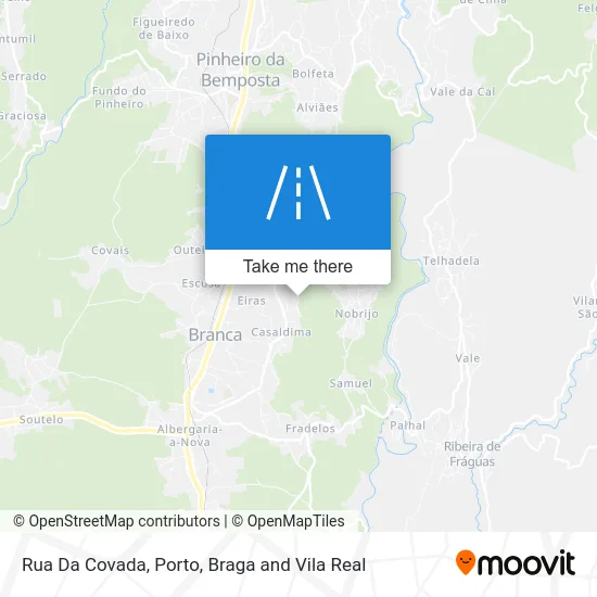 Rua Da Covada map