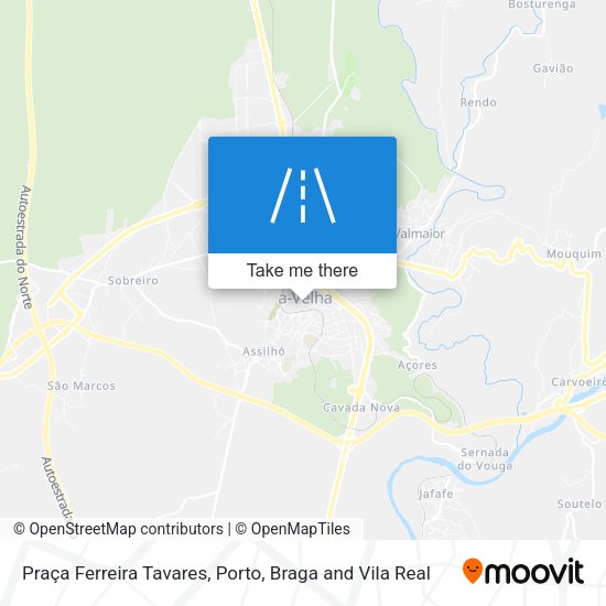 Praça Ferreira Tavares mapa