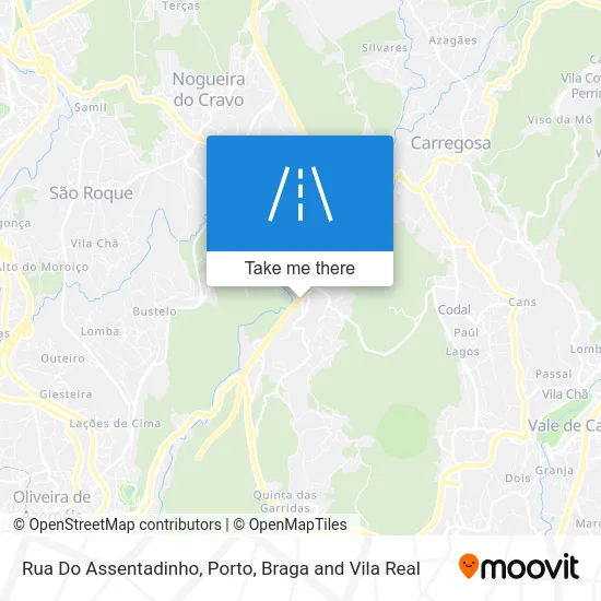Rua Do Assentadinho map