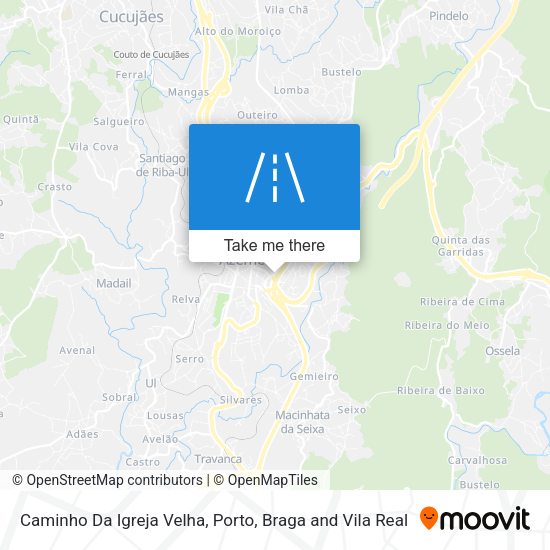 Caminho Da Igreja Velha map