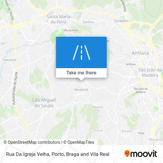 Rua Da Igreja Velha map