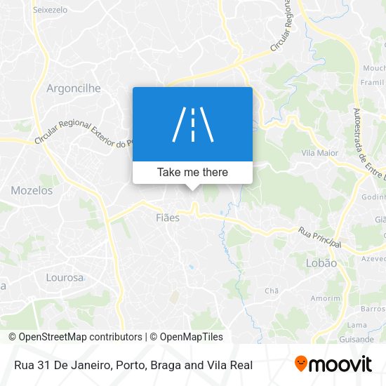Rua 31 De Janeiro mapa