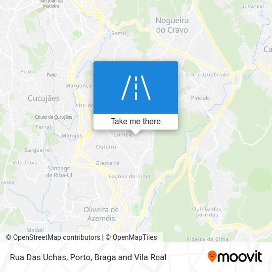 Rua Das Uchas map