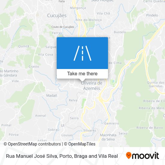 Rua Manuel José Silva mapa