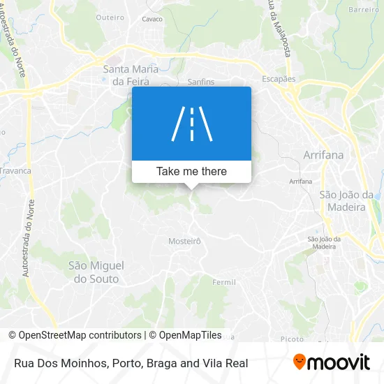Rua Dos Moinhos map