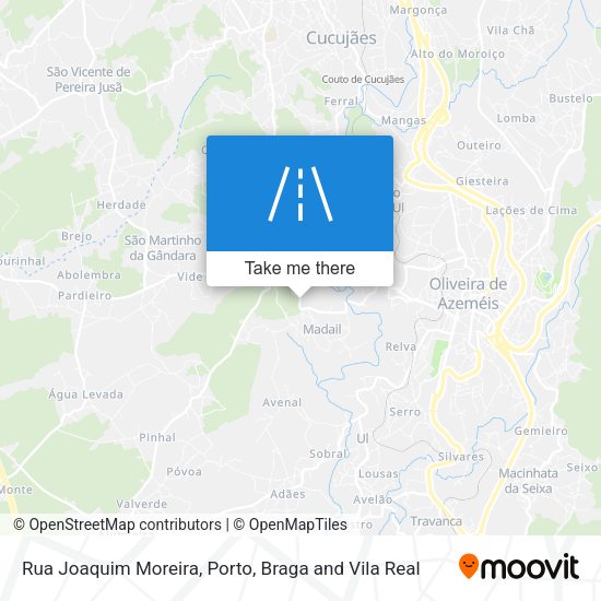 Rua Joaquim Moreira mapa