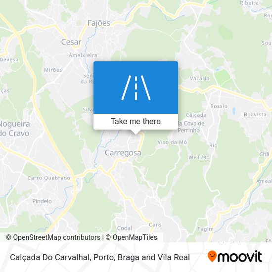 Calçada Do Carvalhal map