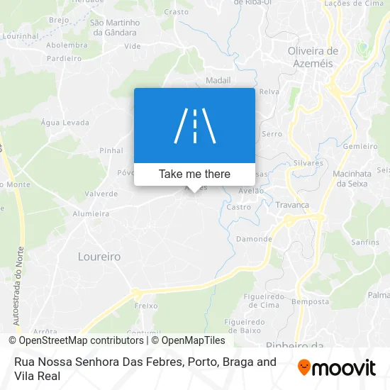 Rua Nossa Senhora Das Febres map