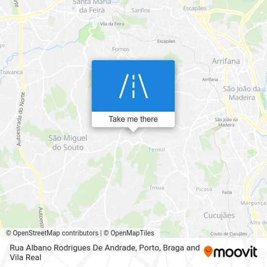 Rua Albano Rodrigues De Andrade map