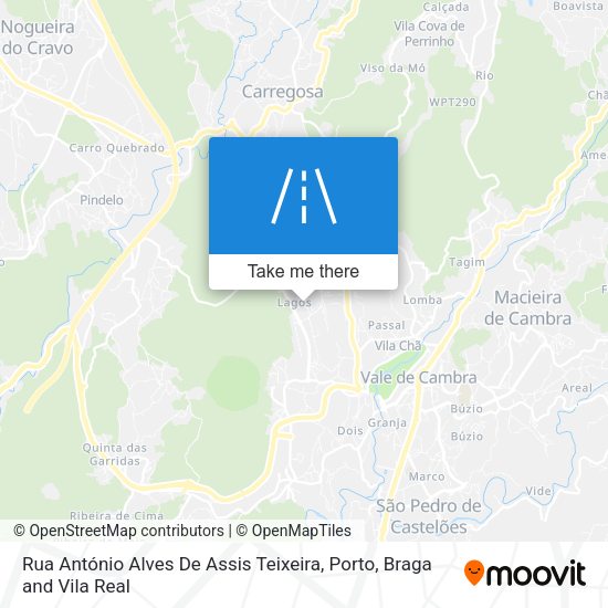 Rua António Alves De Assis Teixeira map