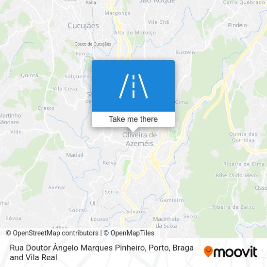 Rua Doutor Ângelo Marques Pinheiro mapa