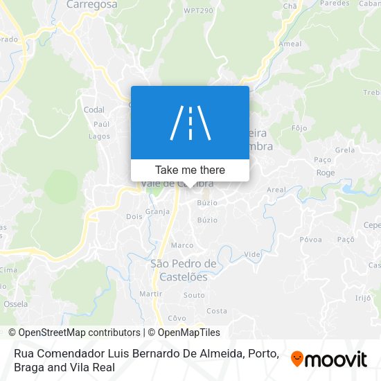 Rua Comendador Luis Bernardo De Almeida mapa