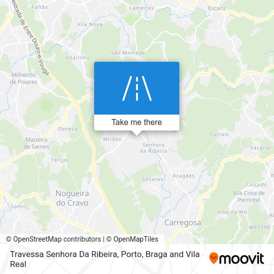 Travessa Senhora Da Ribeira mapa