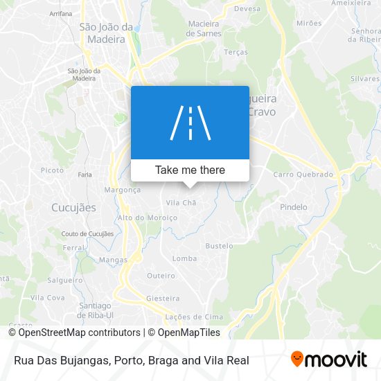 Rua Das Bujangas mapa