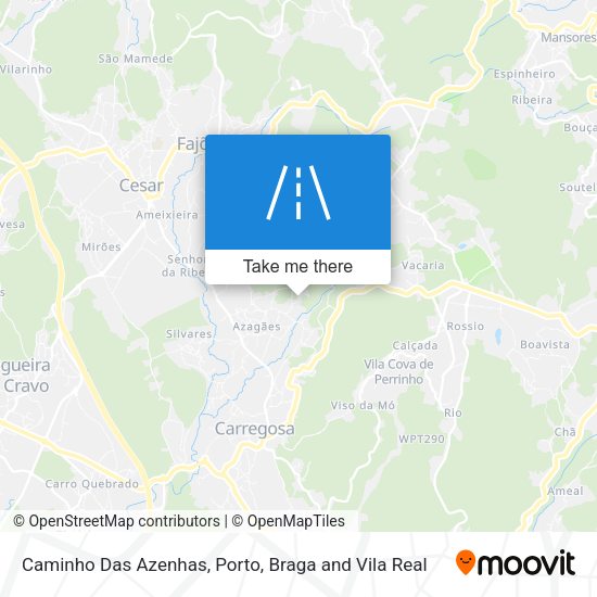 Caminho Das Azenhas map