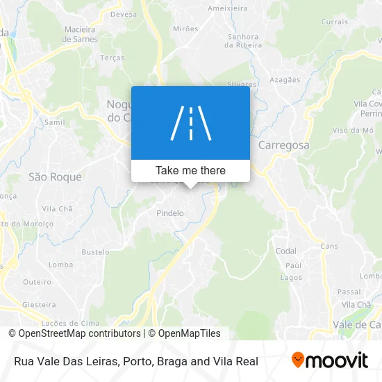 Rua Vale Das Leiras map