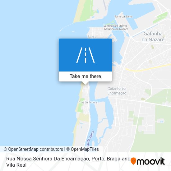 Rua Nossa Senhora Da Encarnação map