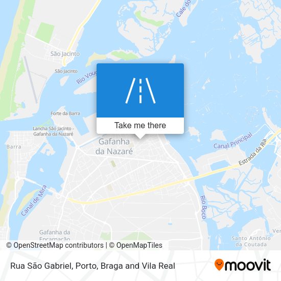 Rua São Gabriel mapa