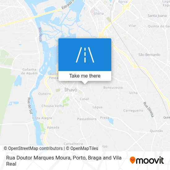 Rua Doutor Marques Moura map