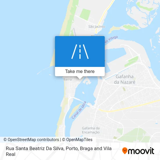 Rua Santa Beatriz Da Silva map
