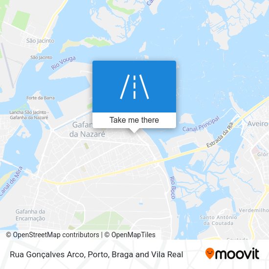 Rua Gonçalves Arco mapa