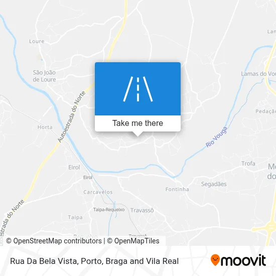 Rua Da Bela Vista map