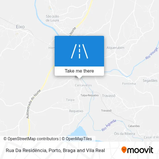 Rua Da Residência map