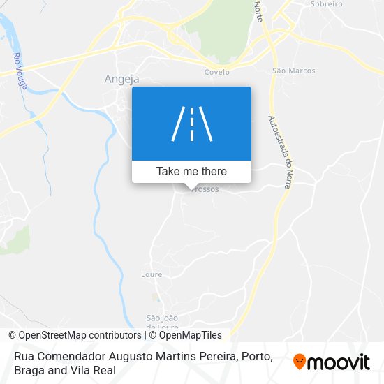 Rua Comendador Augusto Martins Pereira mapa