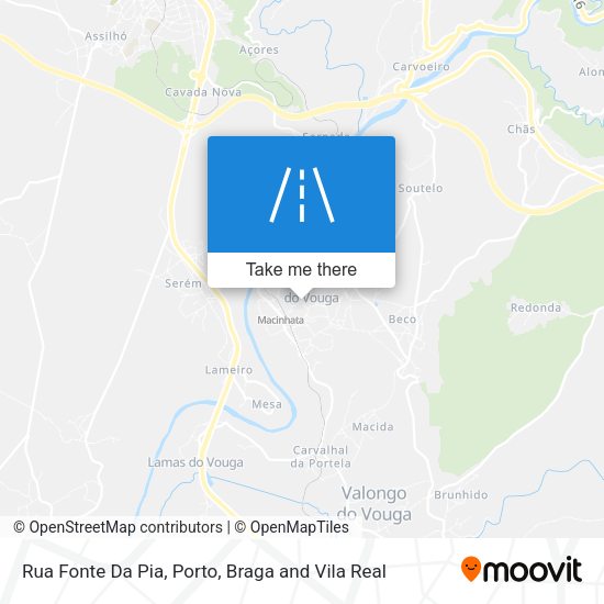 Rua Fonte Da Pia map