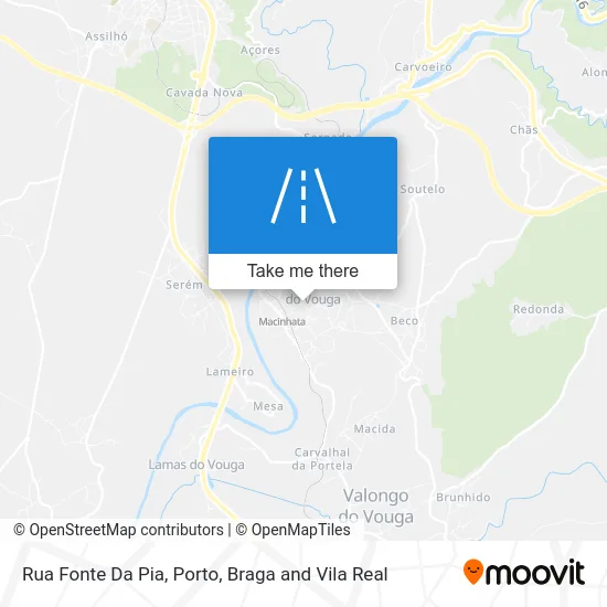 Rua Fonte Da Pia map