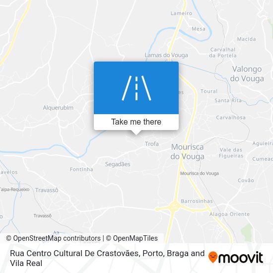 Rua Centro Cultural De Crastovães mapa