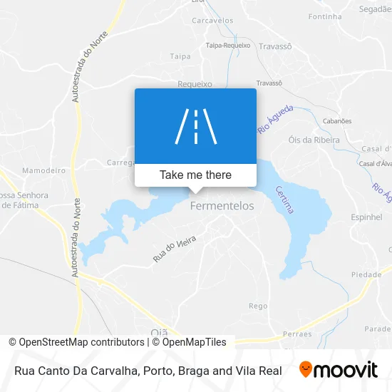 Rua Canto Da Carvalha map