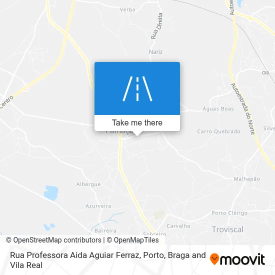 Rua Professora Aida Aguiar Ferraz map