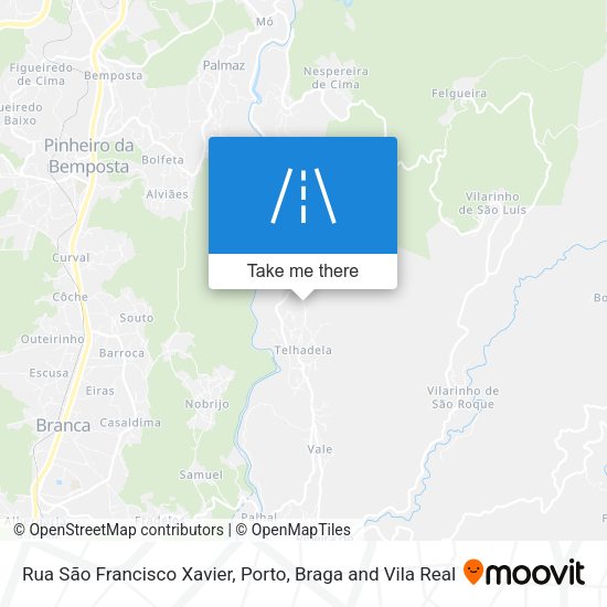 Rua São Francisco Xavier map