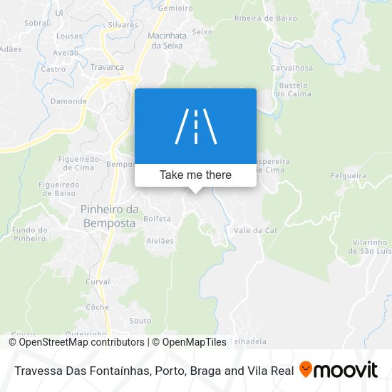 Travessa Das Fontaínhas mapa