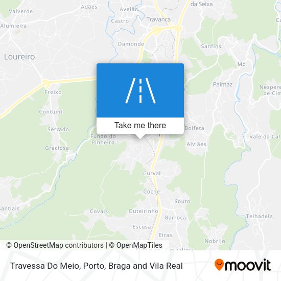 Travessa Do Meio mapa