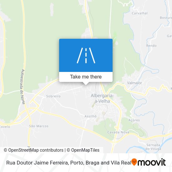 Rua Doutor Jaime Ferreira mapa