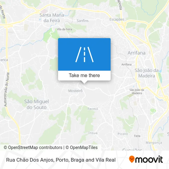Rua Chão Dos Anjos map
