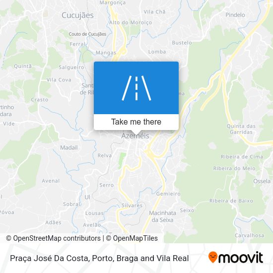 Praça José Da Costa mapa