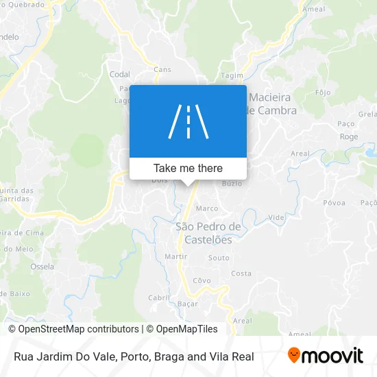 Rua Jardim Do Vale map