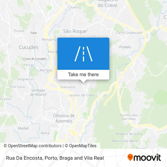 Rua Da Encosta map