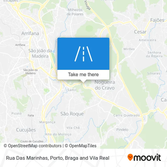 Rua Das Marinhas map