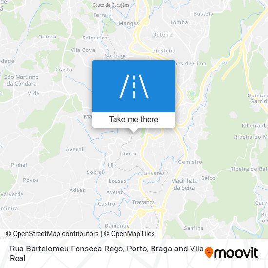 Rua Bartelomeu Fonseca Rego map