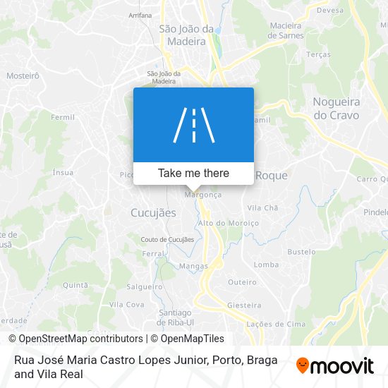 Rua José Maria Castro Lopes Junior map