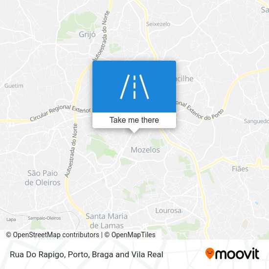 Rua Do Rapigo map