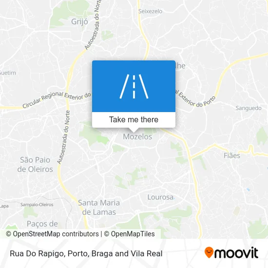 Rua Do Rapigo map