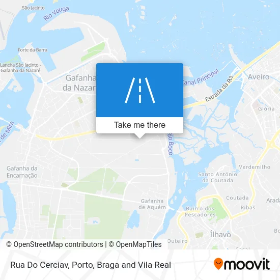 Rua Do Cerciav map