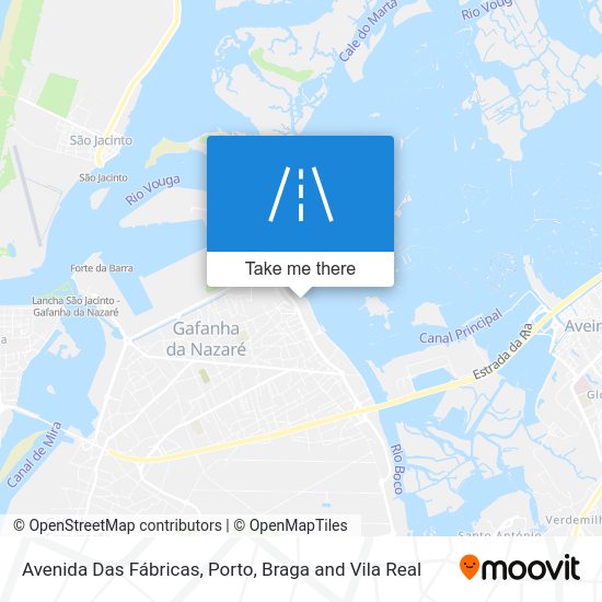 Avenida Das Fábricas map